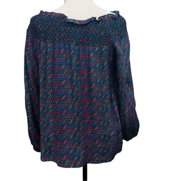 plenty by TRACY REESE Off-the-Shoulder Chemise Blouse top size small - Picture 5 of 10